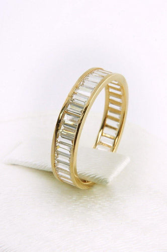 14K Gold Gemstone Detailed Ring - GvenceJewelryDesign
