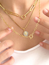 Load image into Gallery viewer, Solid 14K Gold Paperclip Chain Necklace
