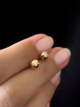 Load image into Gallery viewer, 14K Solid Gold Disco Ball Earrings
